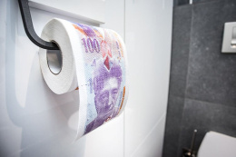 Papier toaletowy - 100 franków